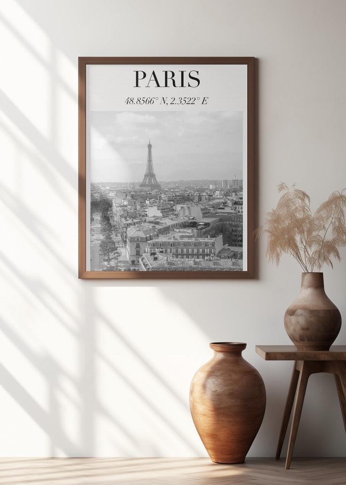 Minimalistparisbw Ratioiso Poster