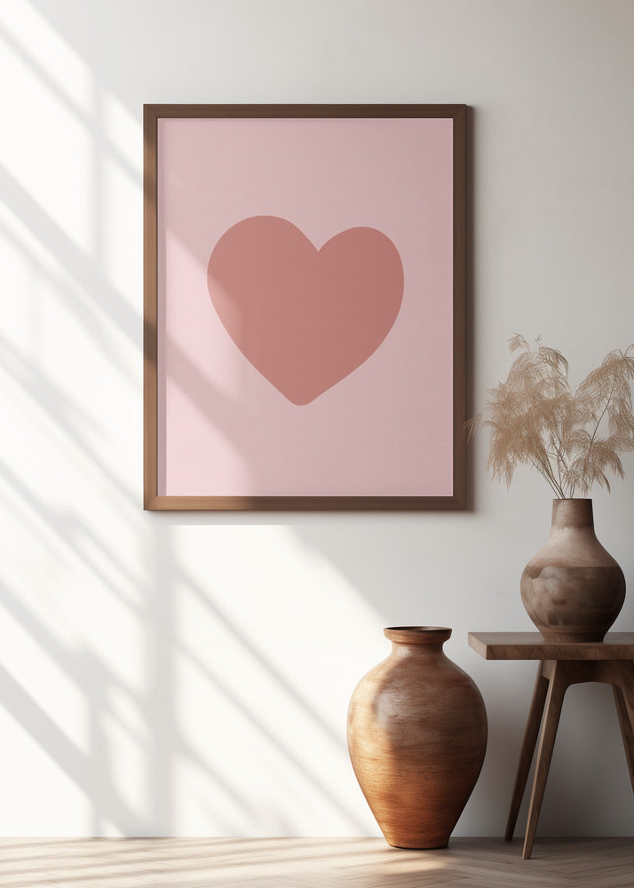 Terracottaloveheart Ratioiso Poster