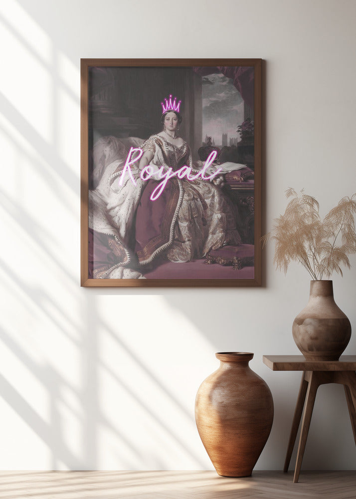 Queenvictoriaroyalneon Ratioiso Poster