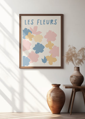 Lesfleursblue Ratio2x3 Poster