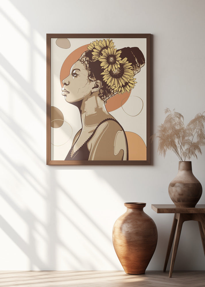 Nina Simone Portrait Poster