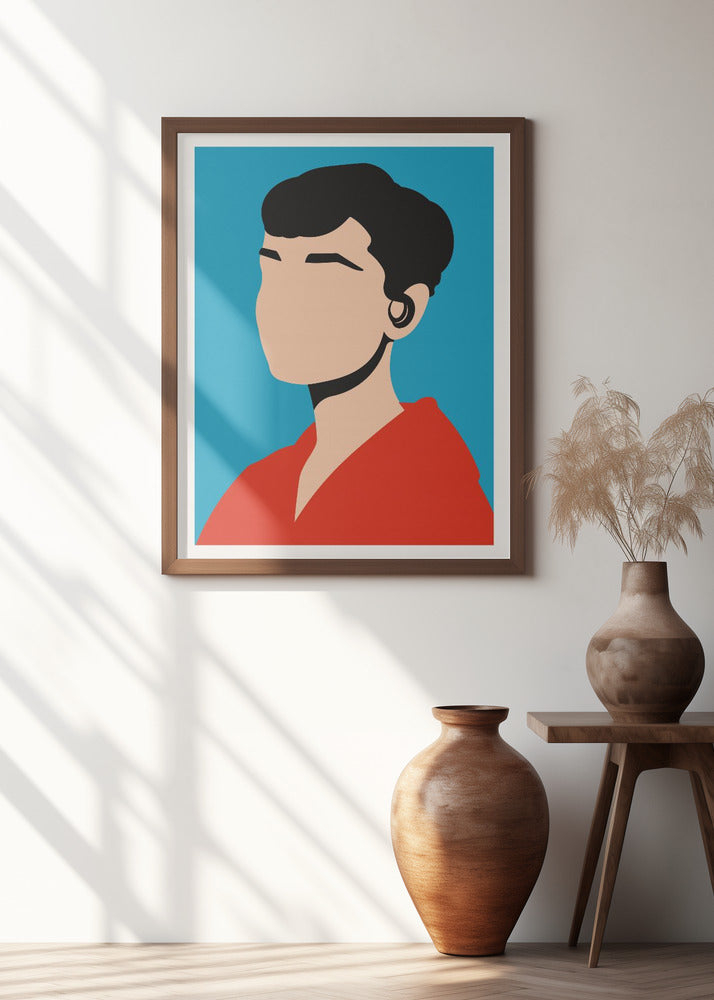 Audrey Hepburn Minimalist Pop Art Poster