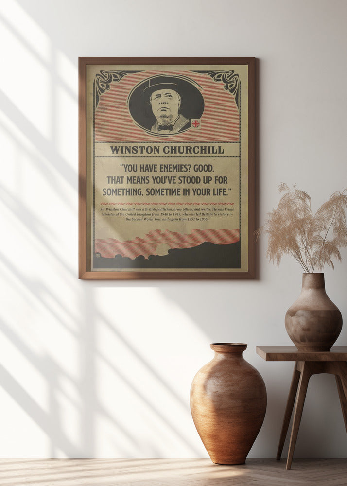 Churchill Print Poster