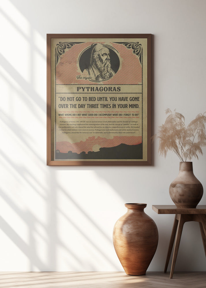 Pythagoras print Poster