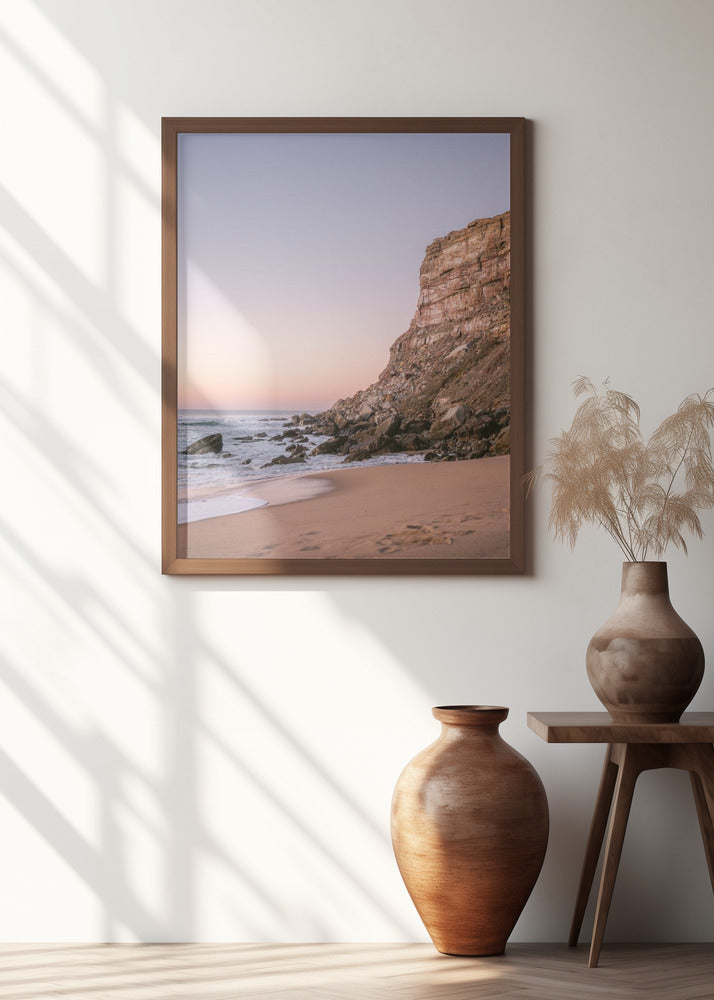 Pastel Portugal Coast Poster