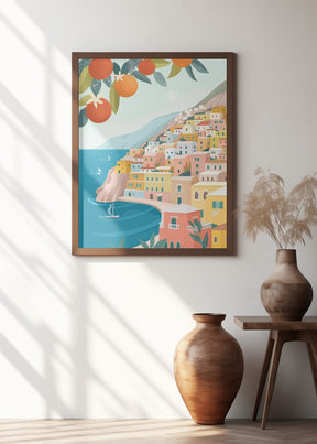 Positano Coast Italy Poster