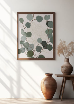 Round Eucalyptus Poster