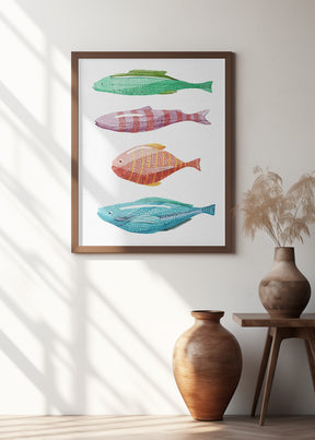 Colorful Fish Poster