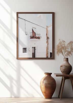 White Andalusia House Poster