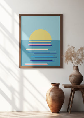 Sunrise In Ahrenshoop Poster