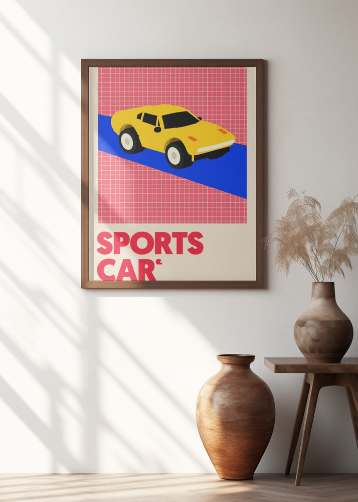 Sports Car Poster