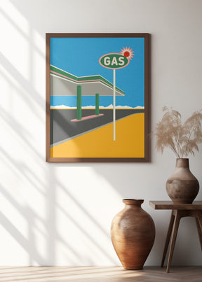 Spark Gas Station Poster