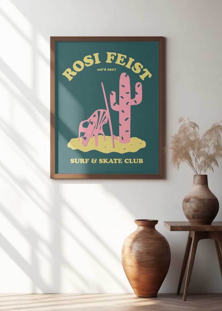 Rosi Feist Surf and Skate Club Poster