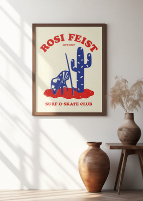 Rosi Feist Surf & Skate Club Poster