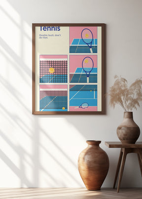 Poster Tennis Double Vault Poster