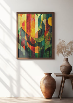 Deep Forest Sunlight Poster