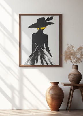 The Lady In the Black Hat Poster