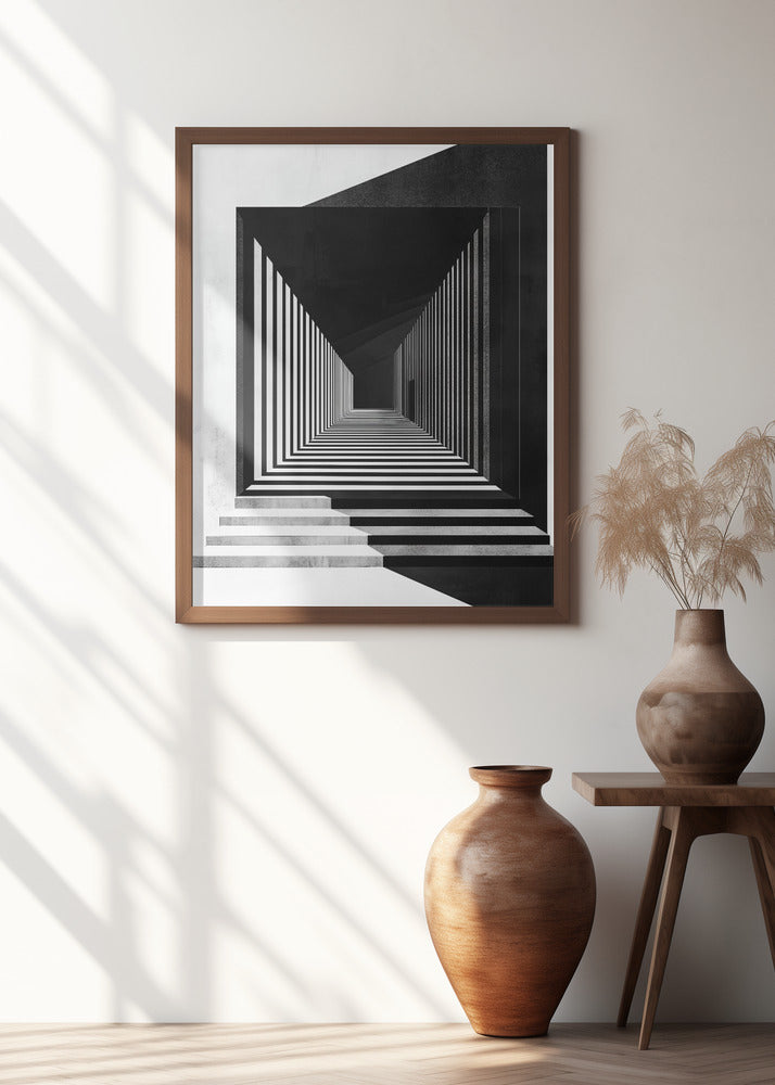 Abstract Hallway Poster