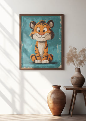 Happy Tiger Poster