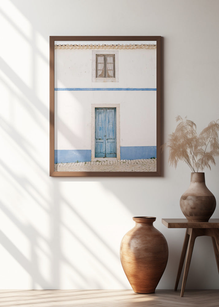 Ericeira Blue Door Poster