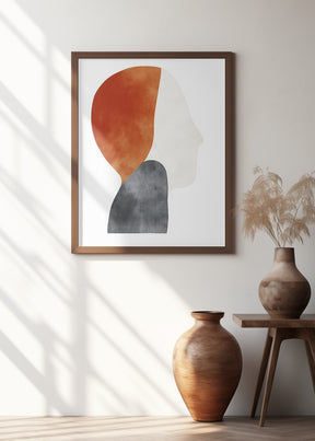 Abstract Minimalist Shapes No 2 Poster