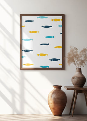 Colorful Sardines Poster