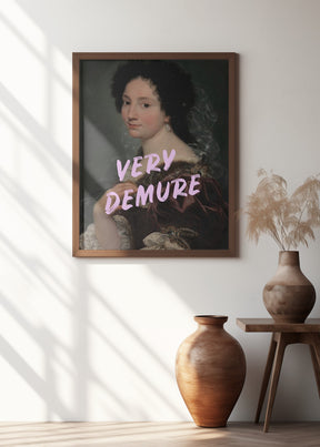 Demure Lady Poster