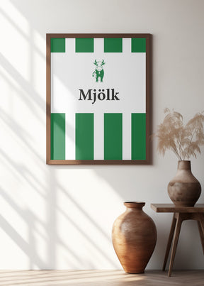 Mjölk Röd Poster