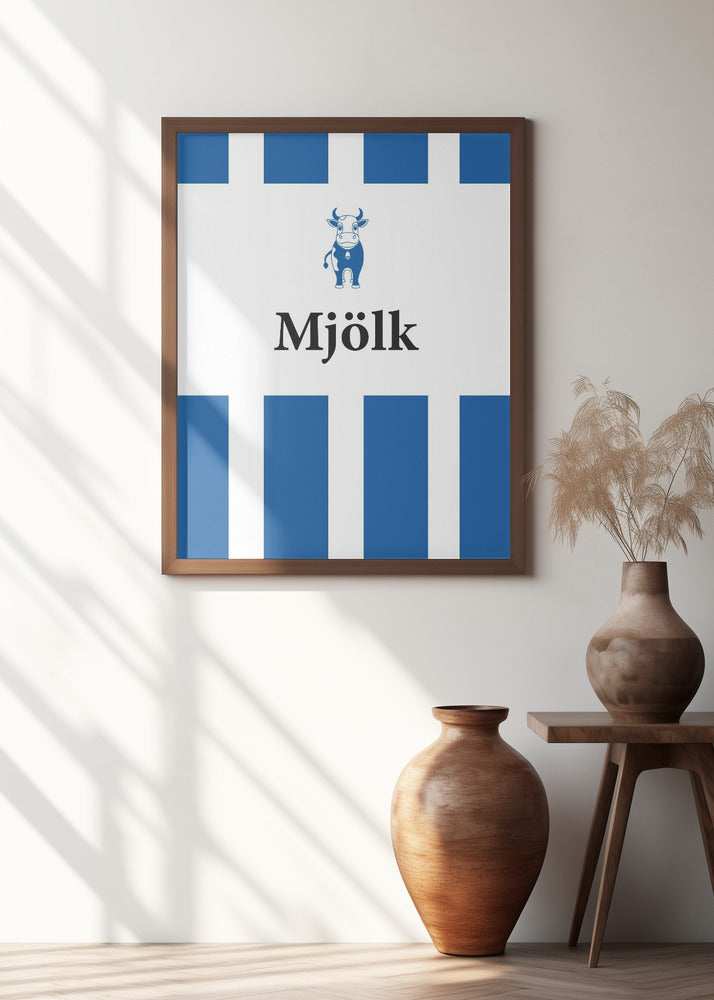 Mjölk Röd Poster