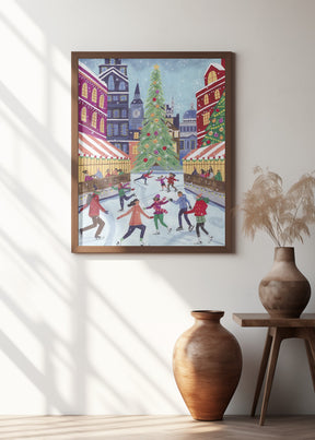 Skating in London Poster