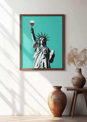 Liberty of Wine Poster