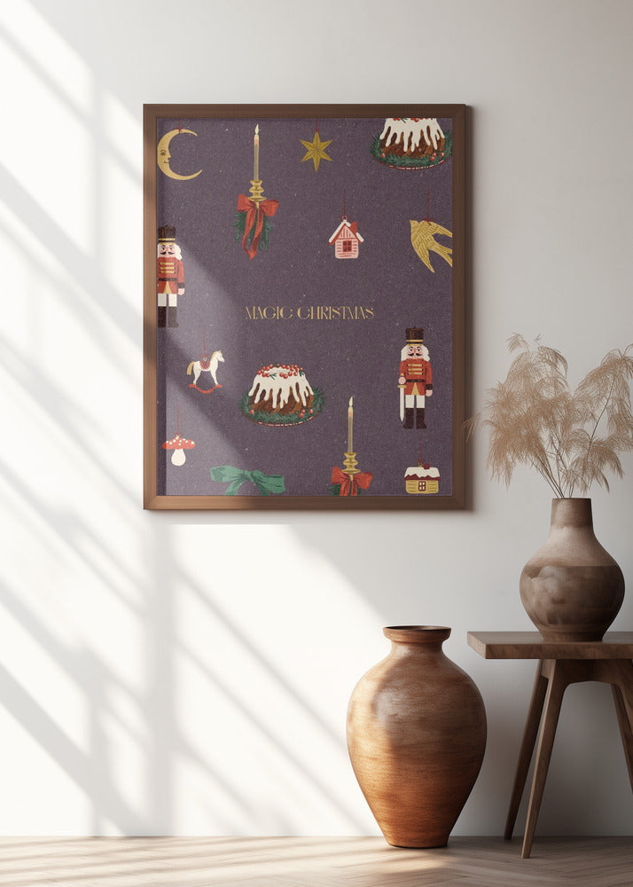 Cozy Christmas Things Poster
