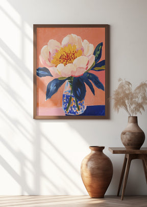 Blooming Peony Poster