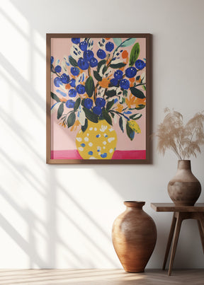 Blueberriesbouquet Poster