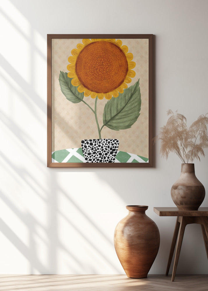 Sunflower Pot Poster