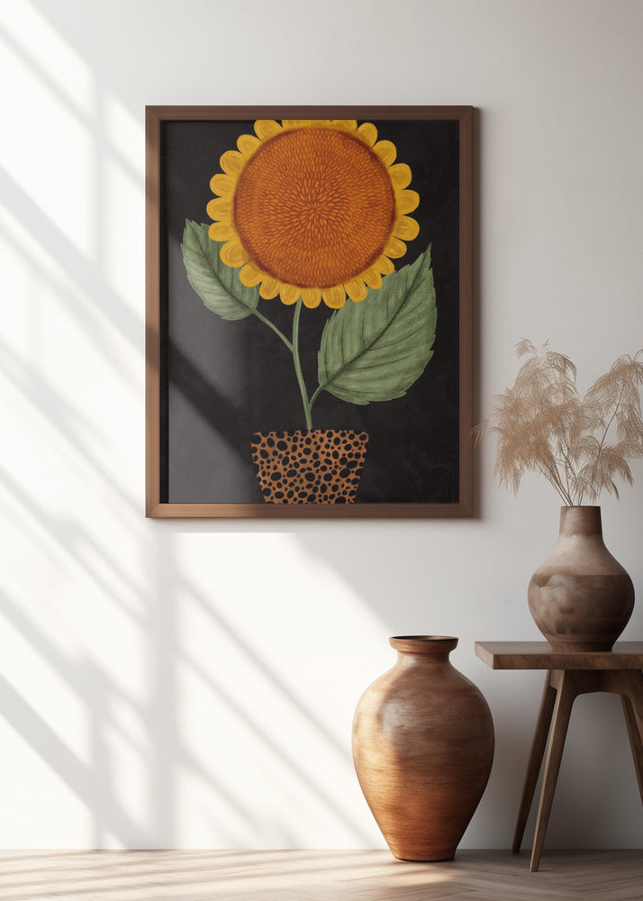 Sunflower Pot Poster