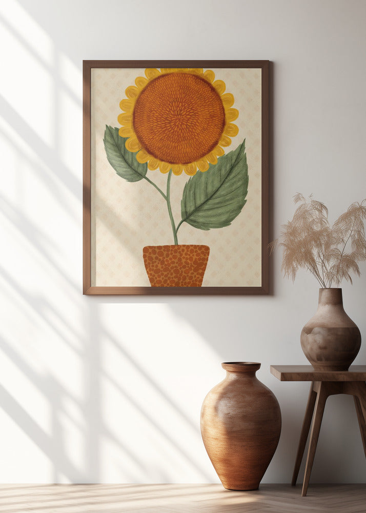 Sunflower Pot Poster