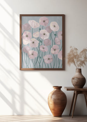 Light Poppies Poster