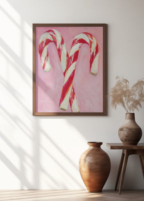 Candy Canes Poster