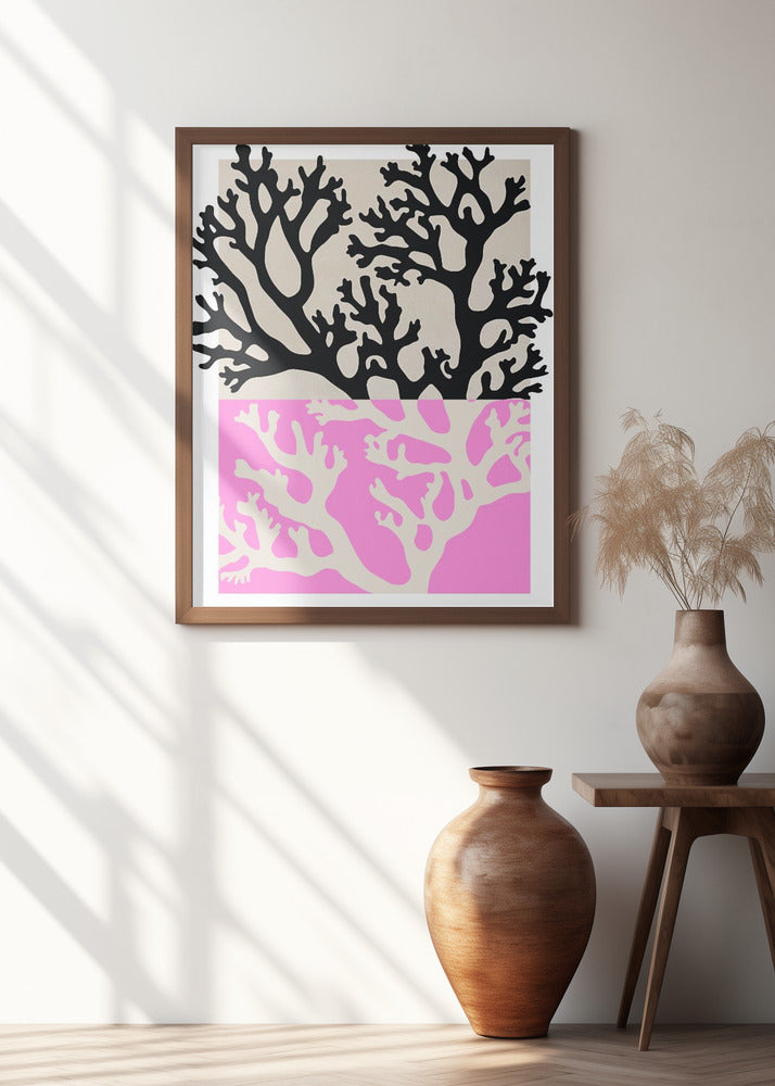 Coral (Pink) Poster