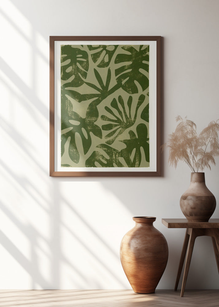 Jungle Leafs No 2 Poster