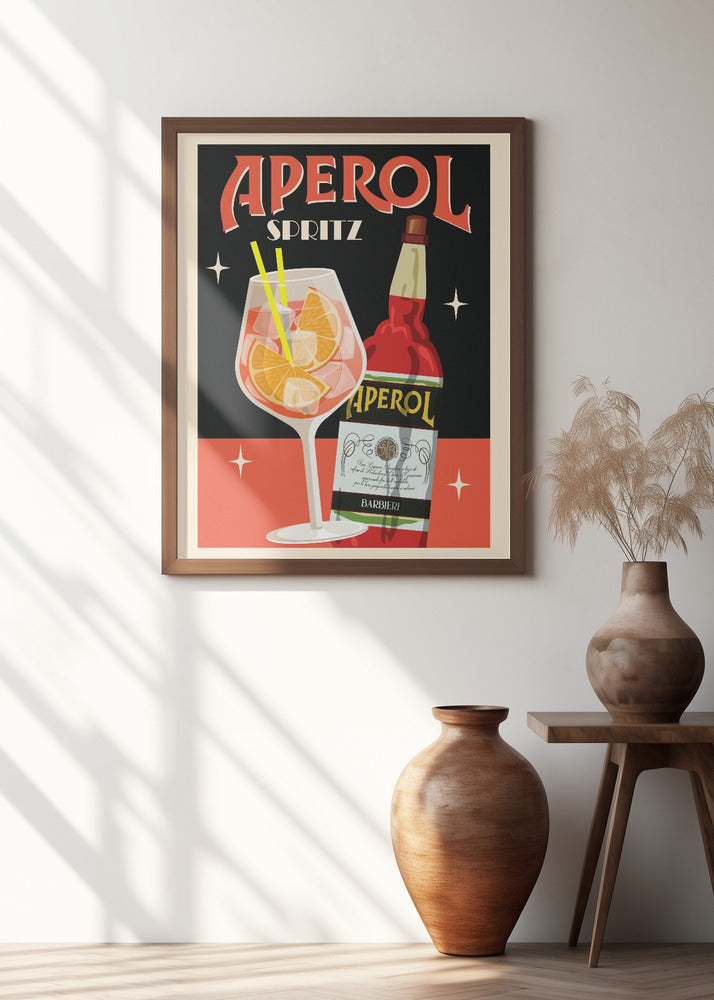 Aperol Spritz_Black Poster