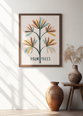 Palm trees no 3 Poster