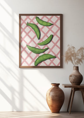 Sugar snap peas Poster