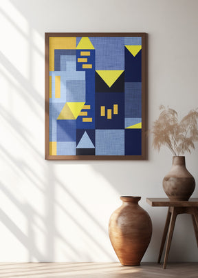 B Klee Blue - Bauhaus Poster