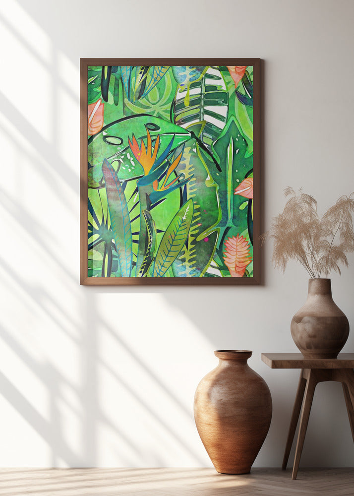 Bird of Paradise - Tropical Lush Poster