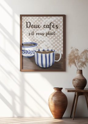 Two coffees please Poster