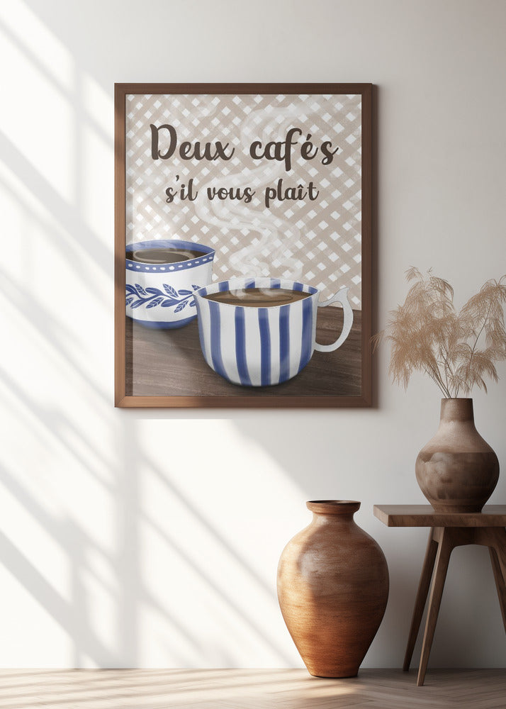 Two coffees please Poster