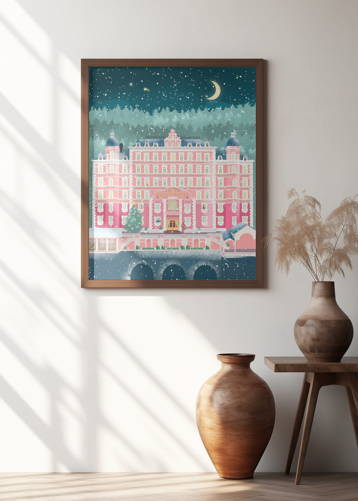 The Grand Budapest Hotel Holidays Poster