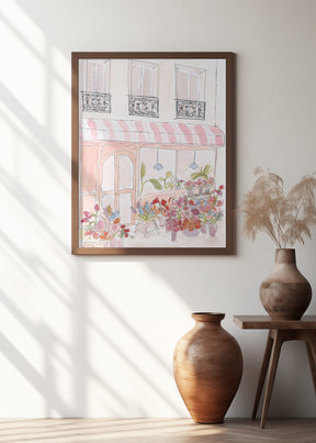 Pink Flower Shop Poster